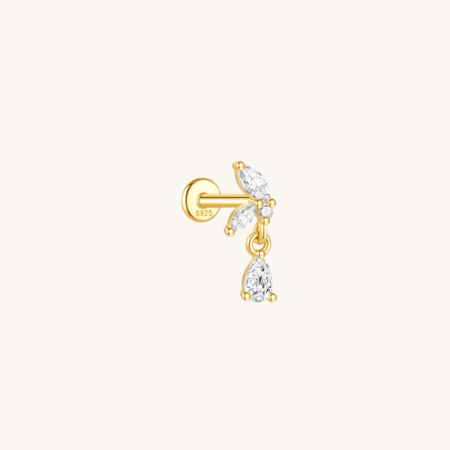 Pendiente Piercing Blanc