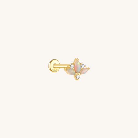 Pendiente Piercing Opalina