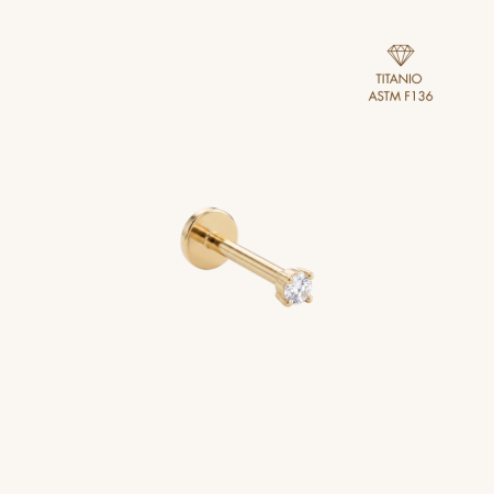 Piercing Titanio Auren Oro